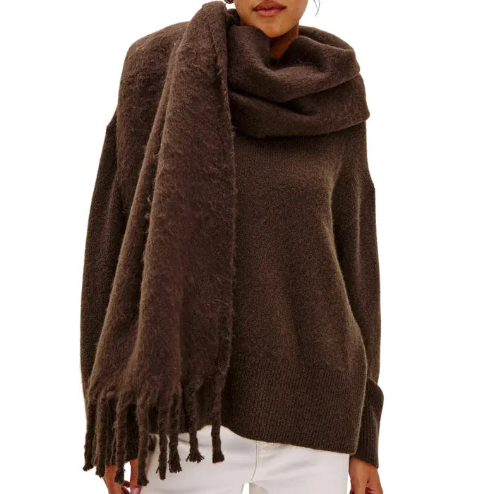 Rails Scarves & Shawls O/S Rails - Oslo scarf in Walnut