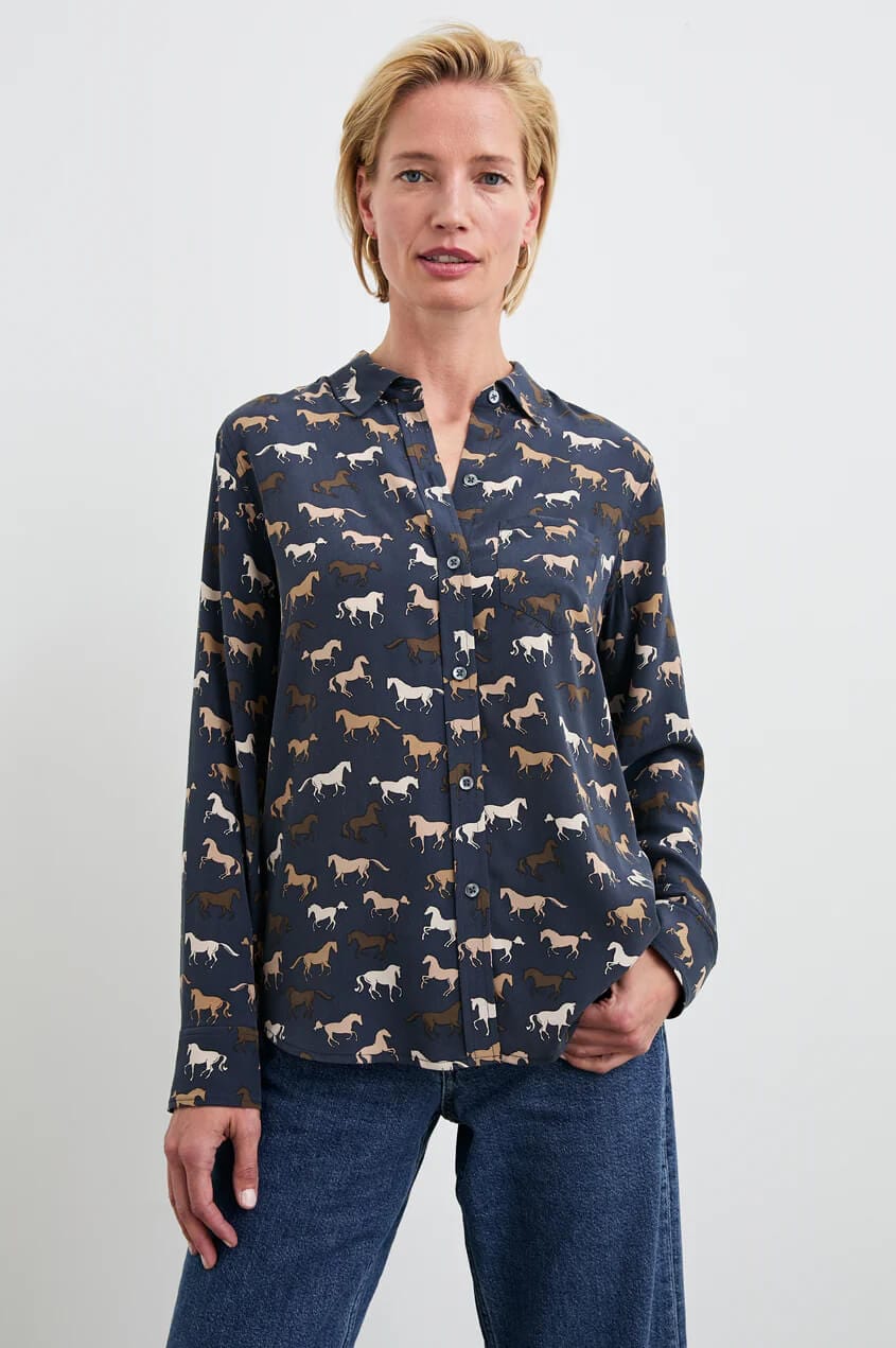 Rails Shirts & Tops M Rails - Kate Shirt in Horses