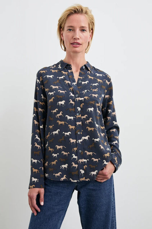 Rails Shirts & Tops M Rails - Kate Shirt in Horses