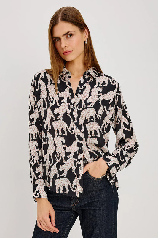Rails Shirts & Tops Rails - Alyssa shirt in Onyx Jaguar