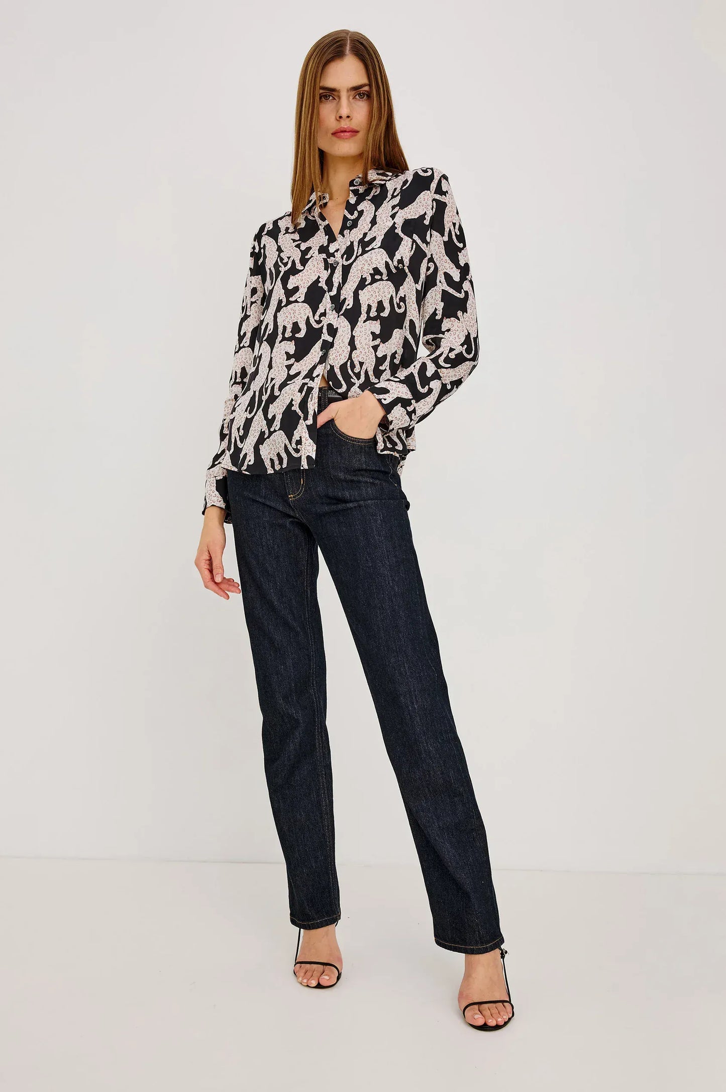 Rails Shirts & Tops Rails - Alyssa shirt in Onyx Jaguar