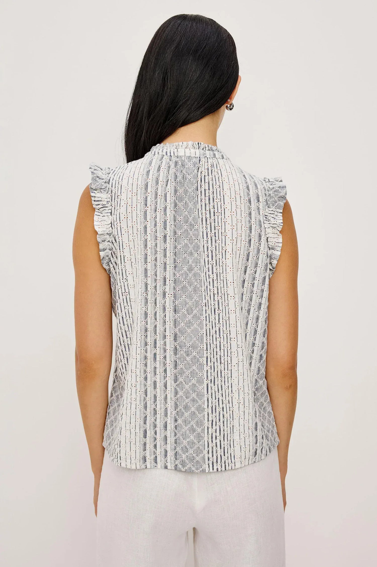 Rails Shirts & Tops Rails - Arlene top Striped Eyelet