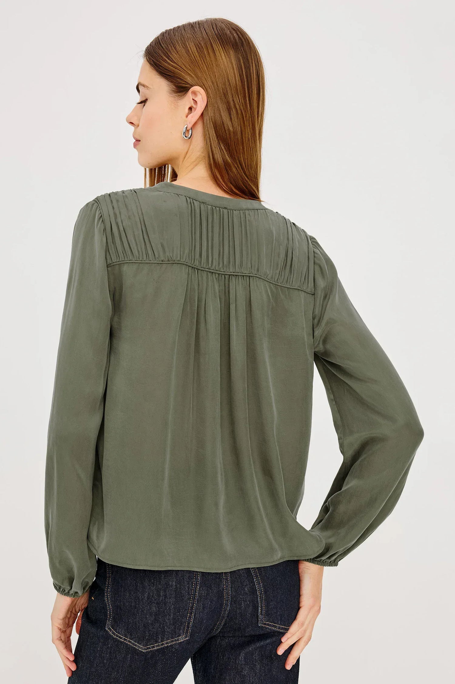 Rails Shirts & Tops Rails - Cadence Shirt in Washed Olive