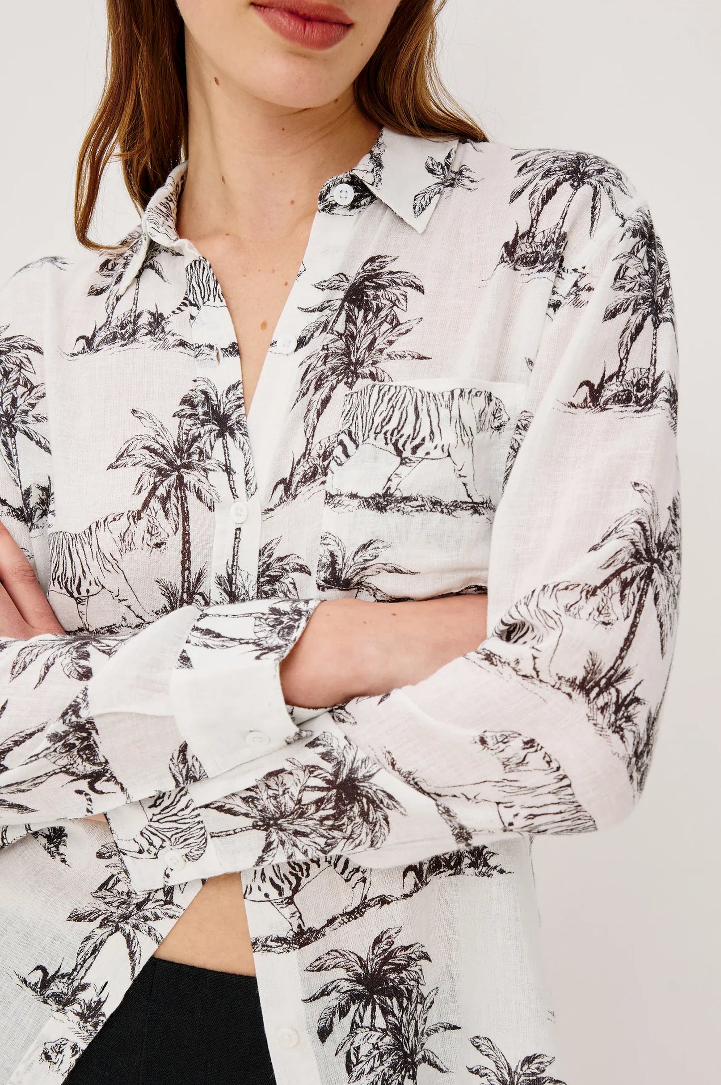 Rails Shirts & Tops Rails - Charli Shirt in Ivory Bengal