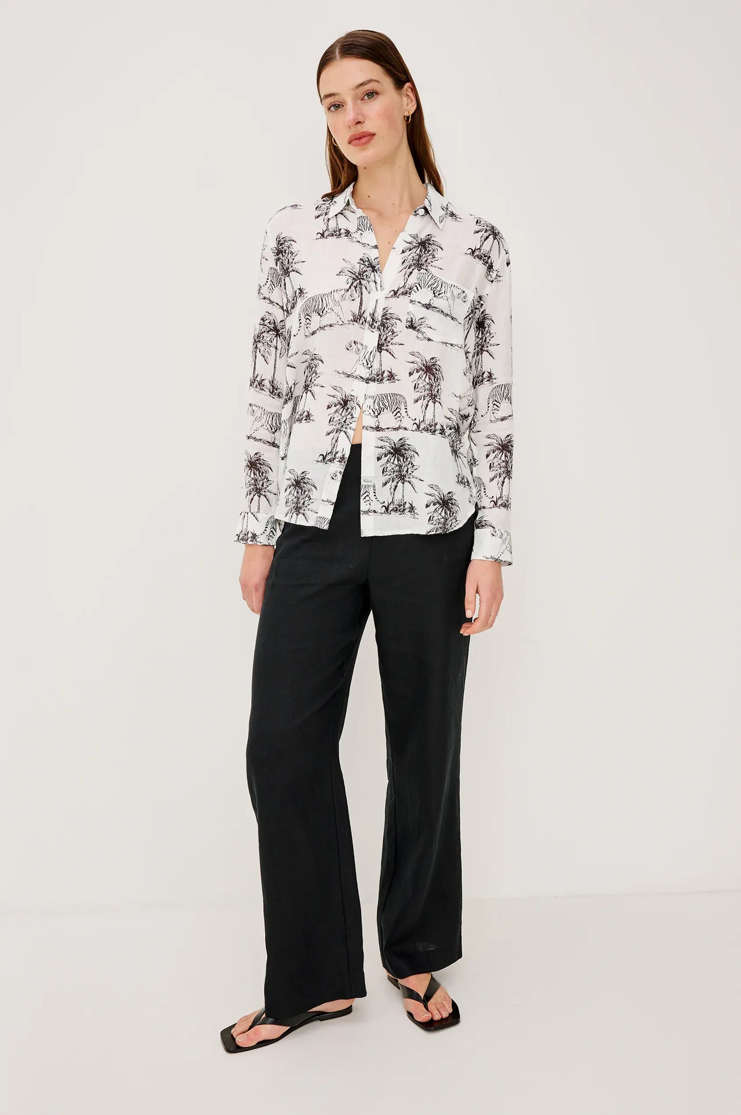 Rails Shirts & Tops Rails - Charli Shirt in Ivory Bengal