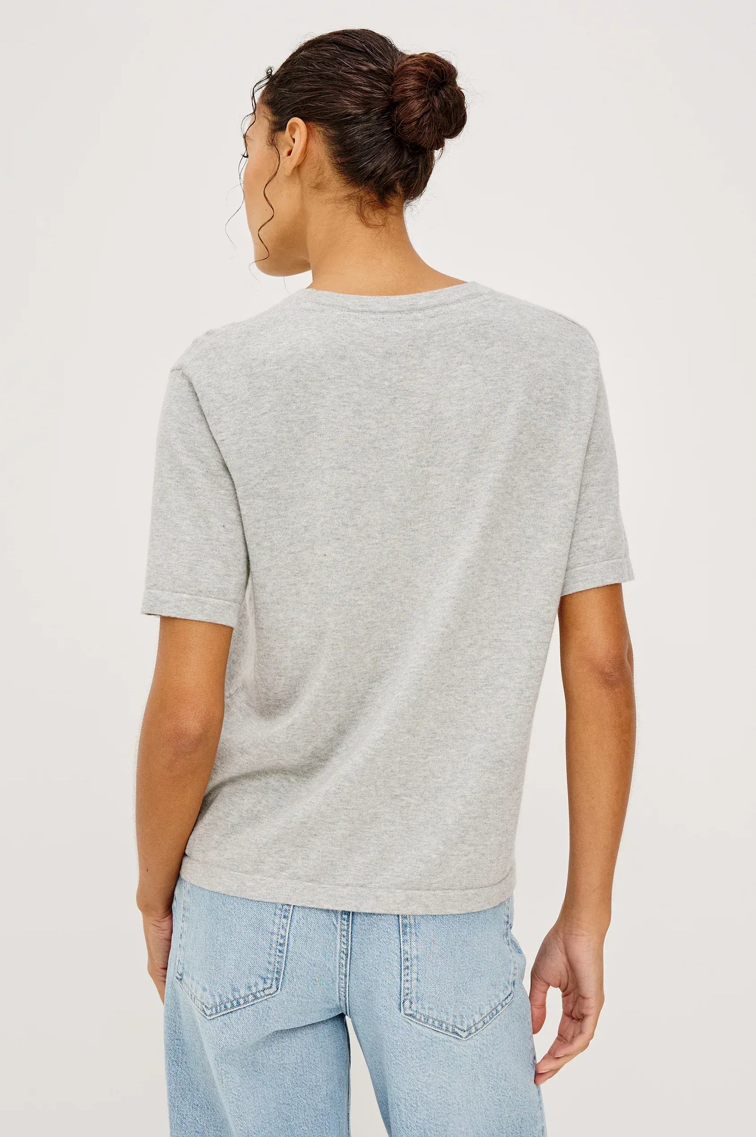 Rails Shirts & Tops Rails - Cotton cashmere t-shirt Heather Grey