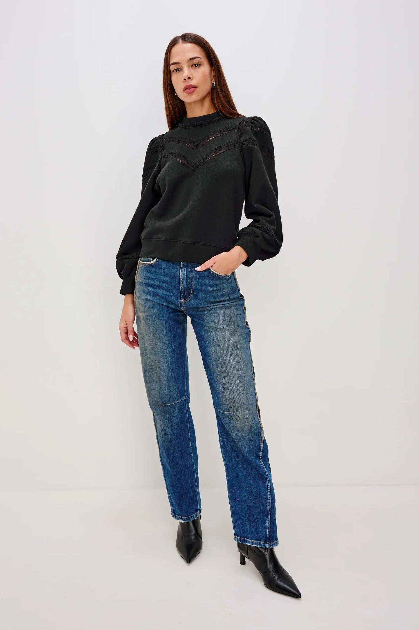 Rails Shirts & Tops Rails - Isles Sweatshirt in Black