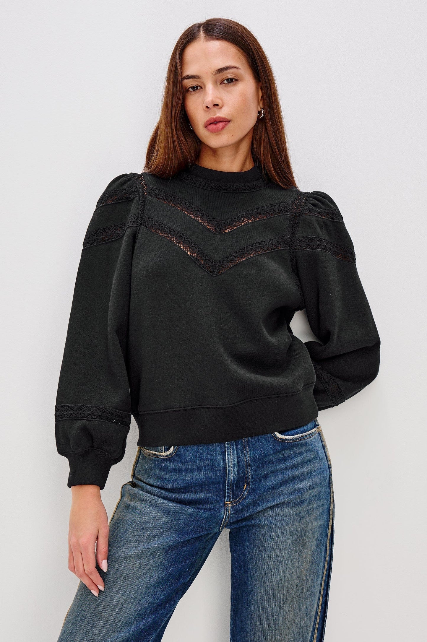 Rails Shirts & Tops Rails - Isles Sweatshirt in Black