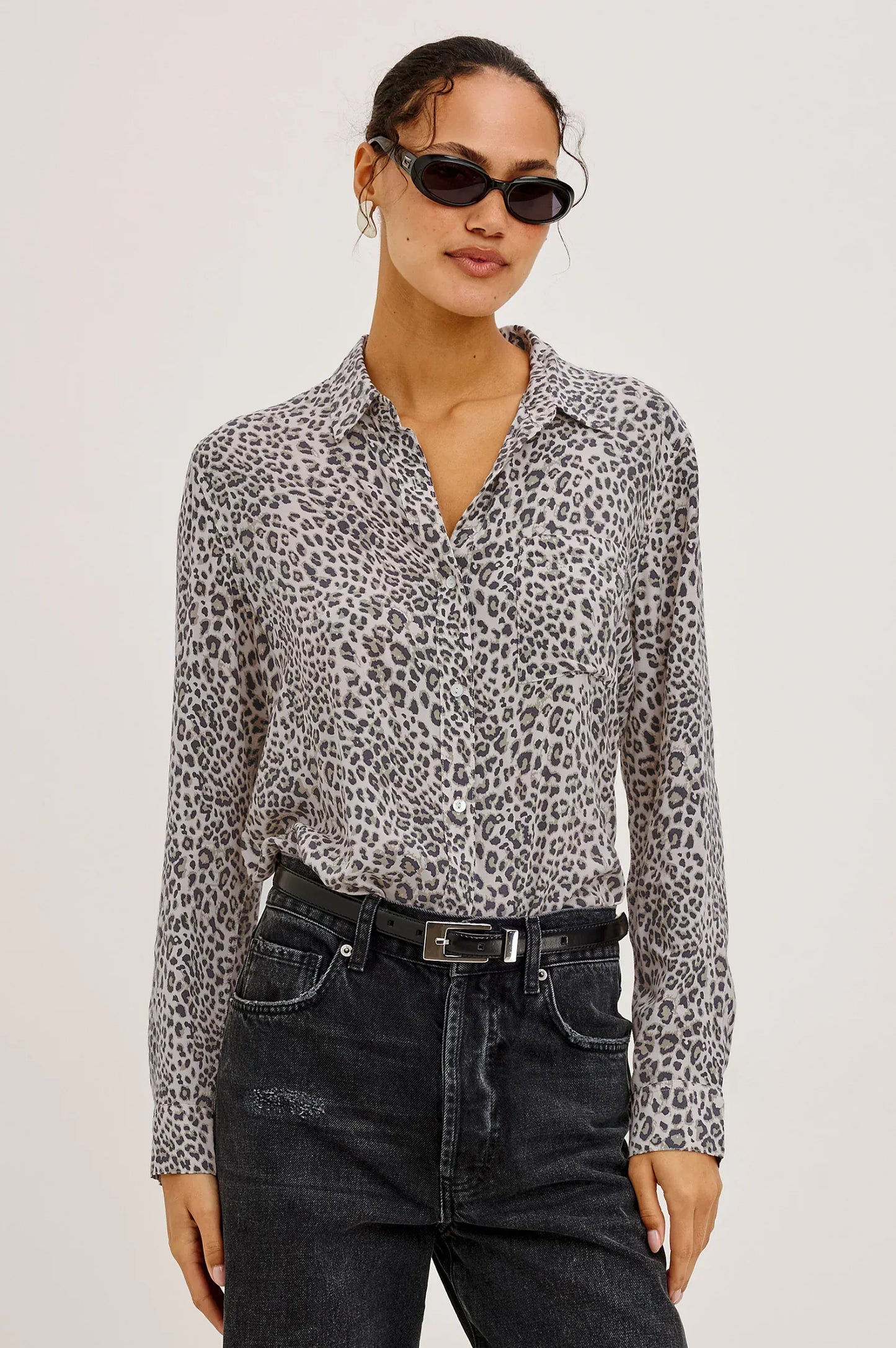 Rails Shirts & Tops Rails - Josephine top in Ecru Cheetah