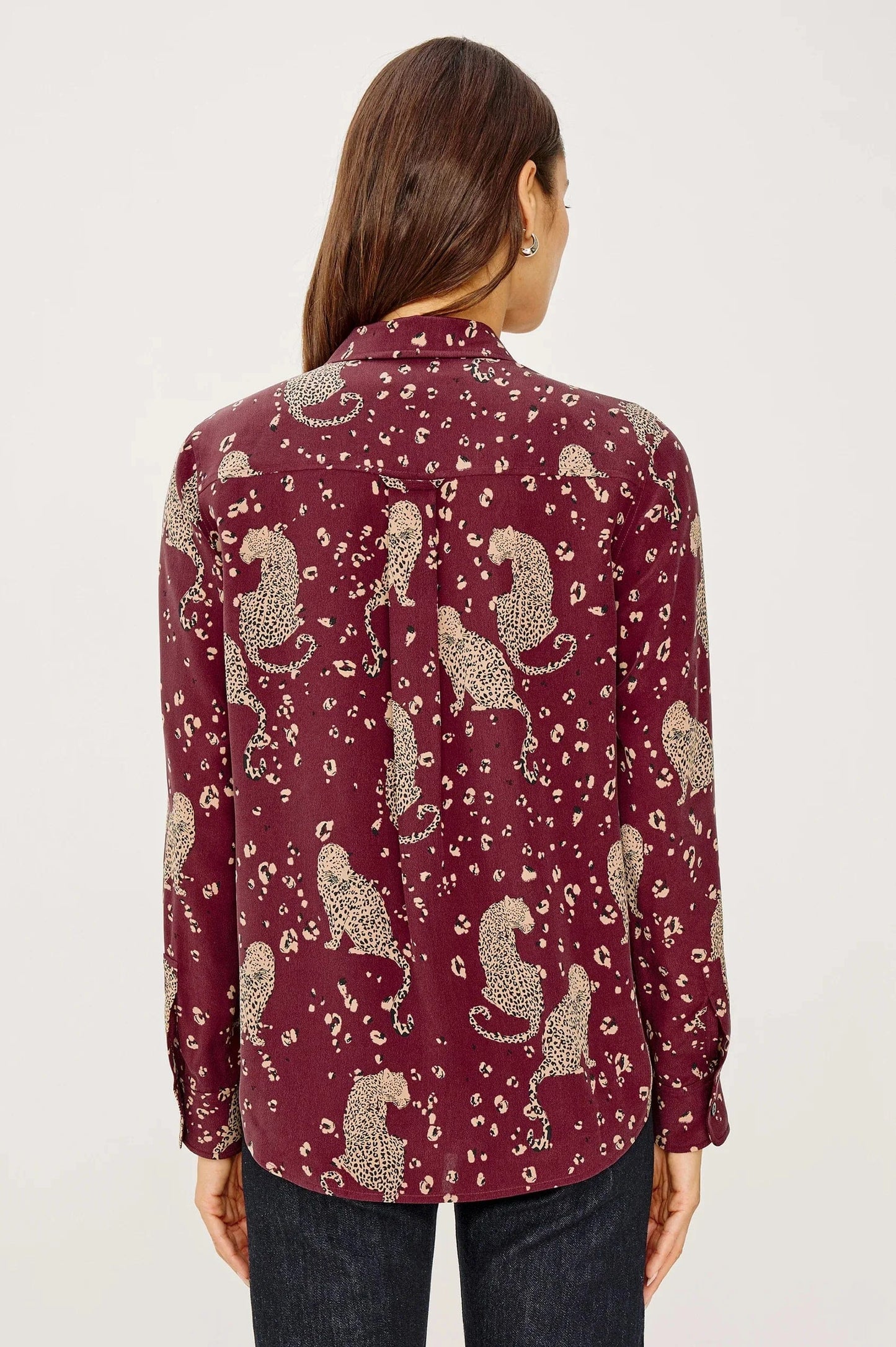 Rails Shirts & Tops Rails - Kate top in Oxblood Leopard
