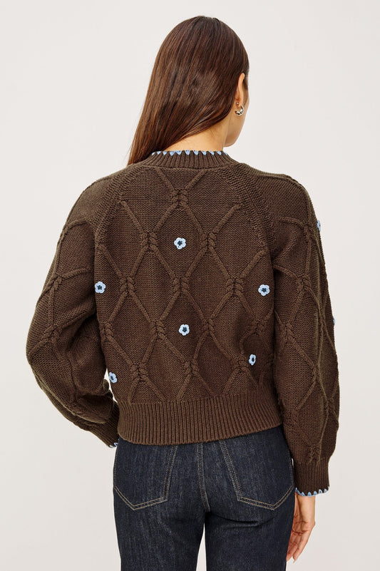 Rails Shirts & Tops Rails - Laurie Cardigan in Walnut Daisy