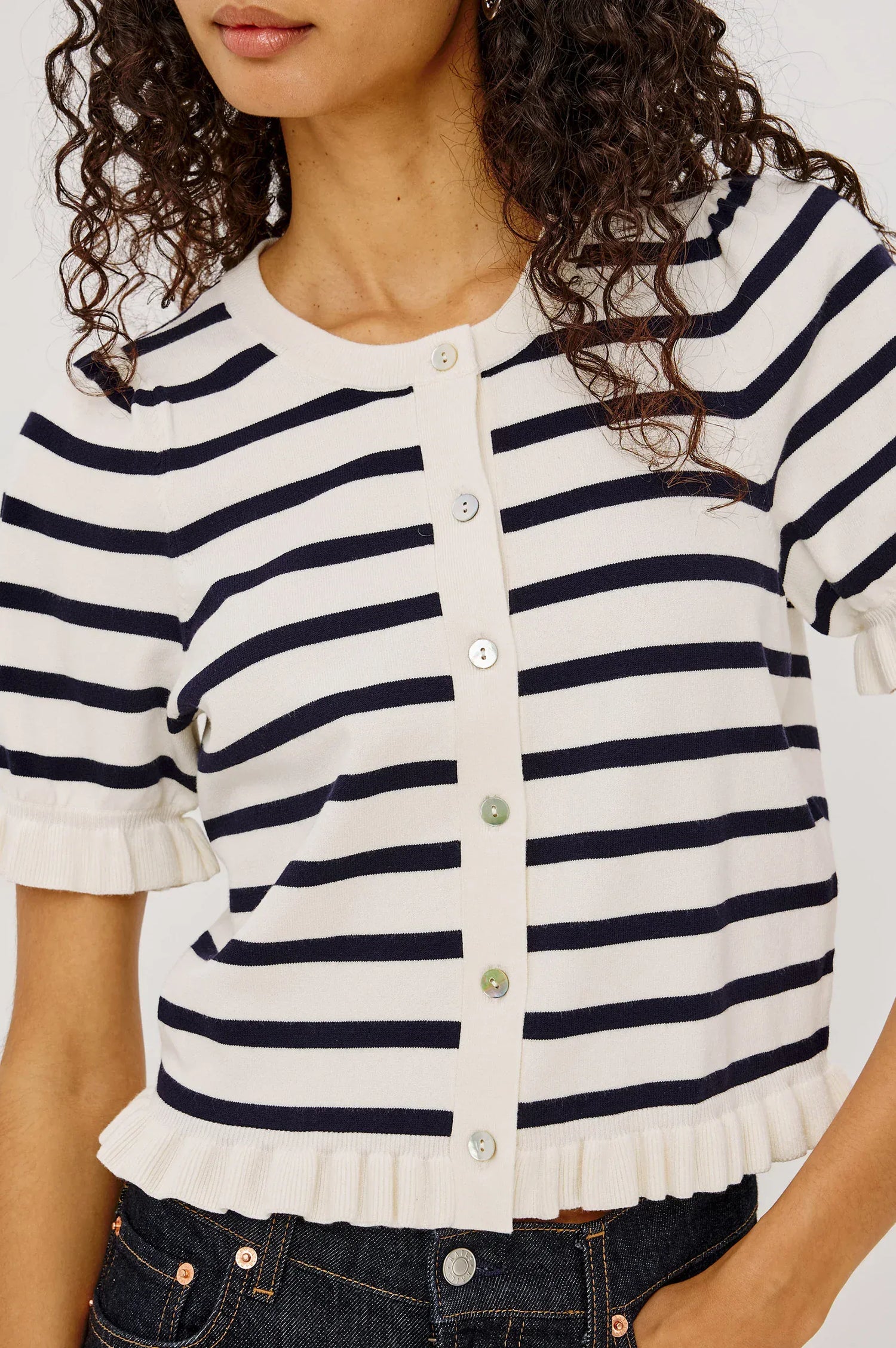 Rails Shirts & Tops Rails - Lora top in navy stripe