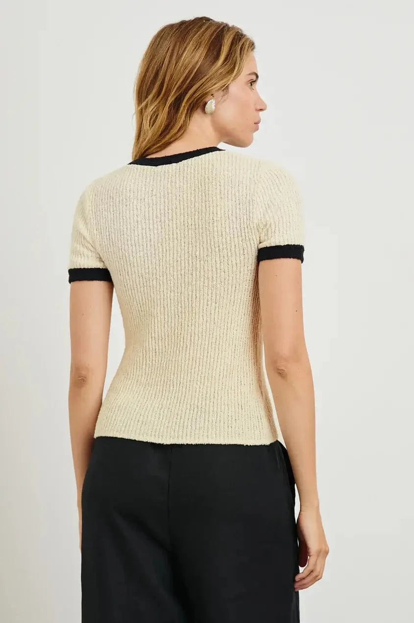 Rails Shirts & Tops Rails - Meredith top in Ivory Black