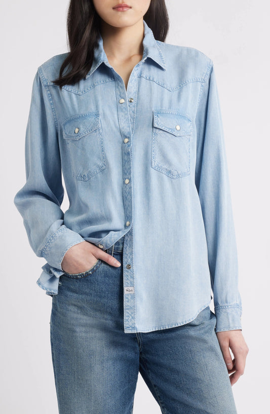 Rails Shirts & Tops Rails - Remi Shirt in Medium Indigo