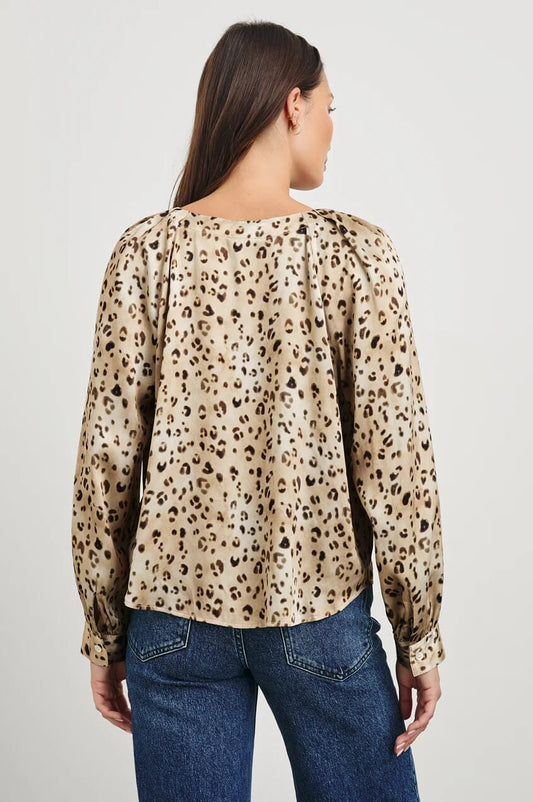 Rails Shirts & Tops Rails - Sandra shirt in Champagne leopard