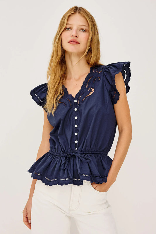 Rails Shirts & Tops Rails - Sandy in Navy