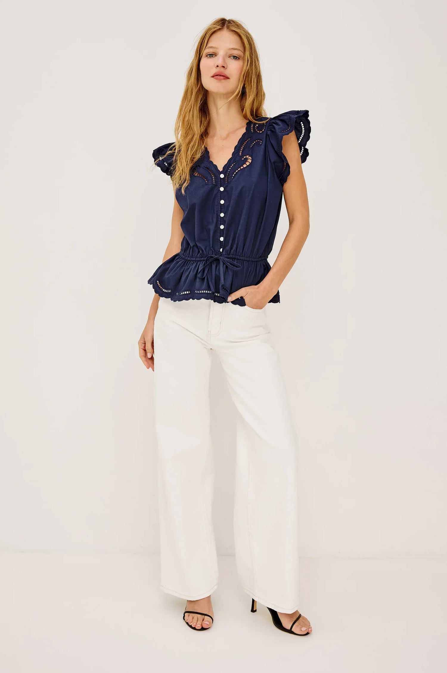 Rails Shirts & Tops Rails - Sandy in Navy