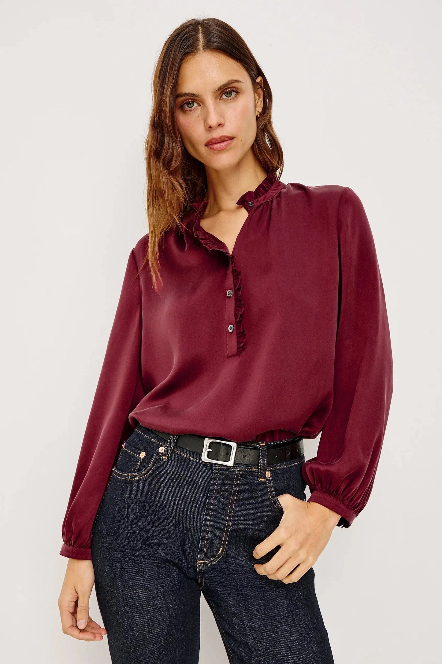 Rails Shirts & Tops Rails - Sien Top in Garnet