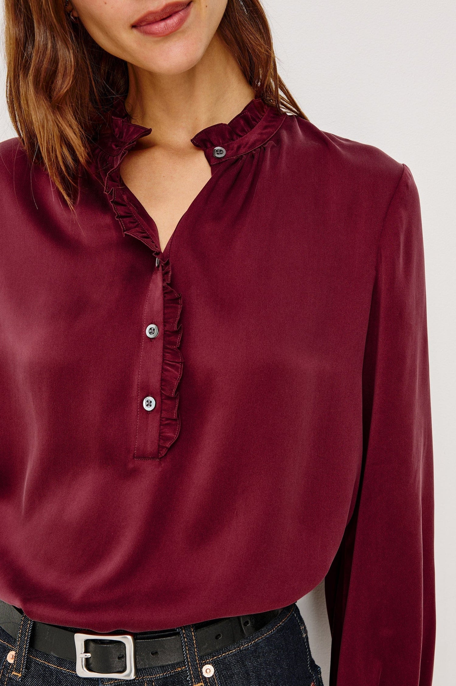 Rails Shirts & Tops Rails - Sien Top in Garnet