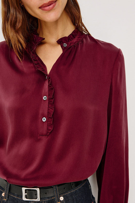 Rails Shirts & Tops Rails - Sien Top in Garnet