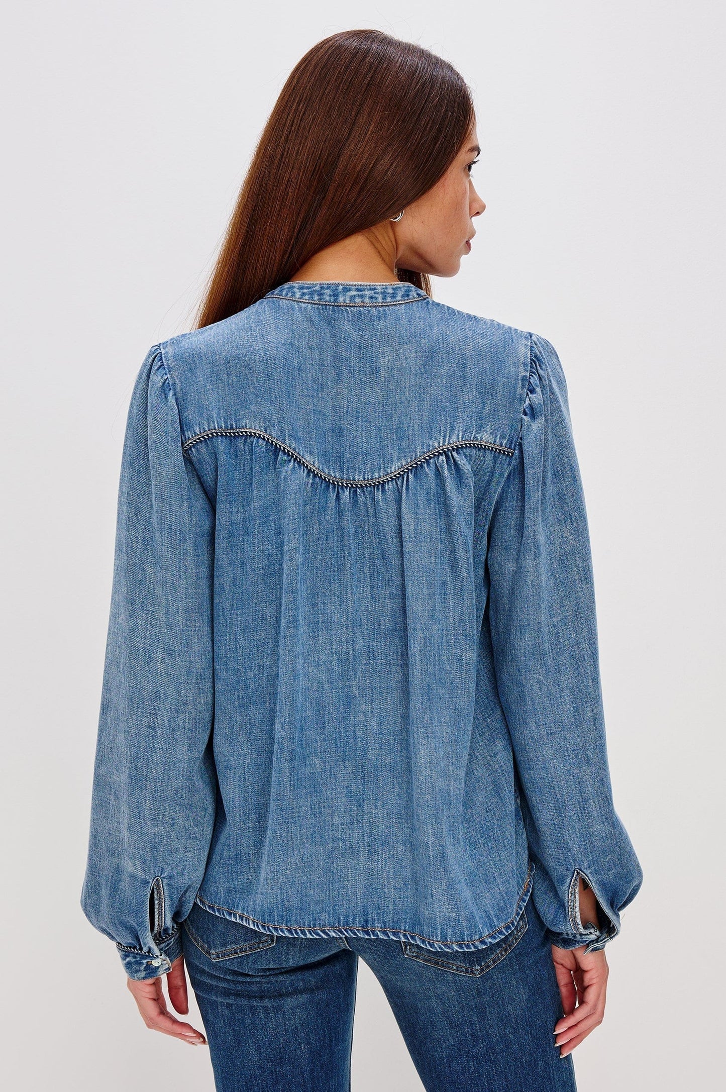 Rails Shirts & Tops Rails - Sunna Top in Blue Stone