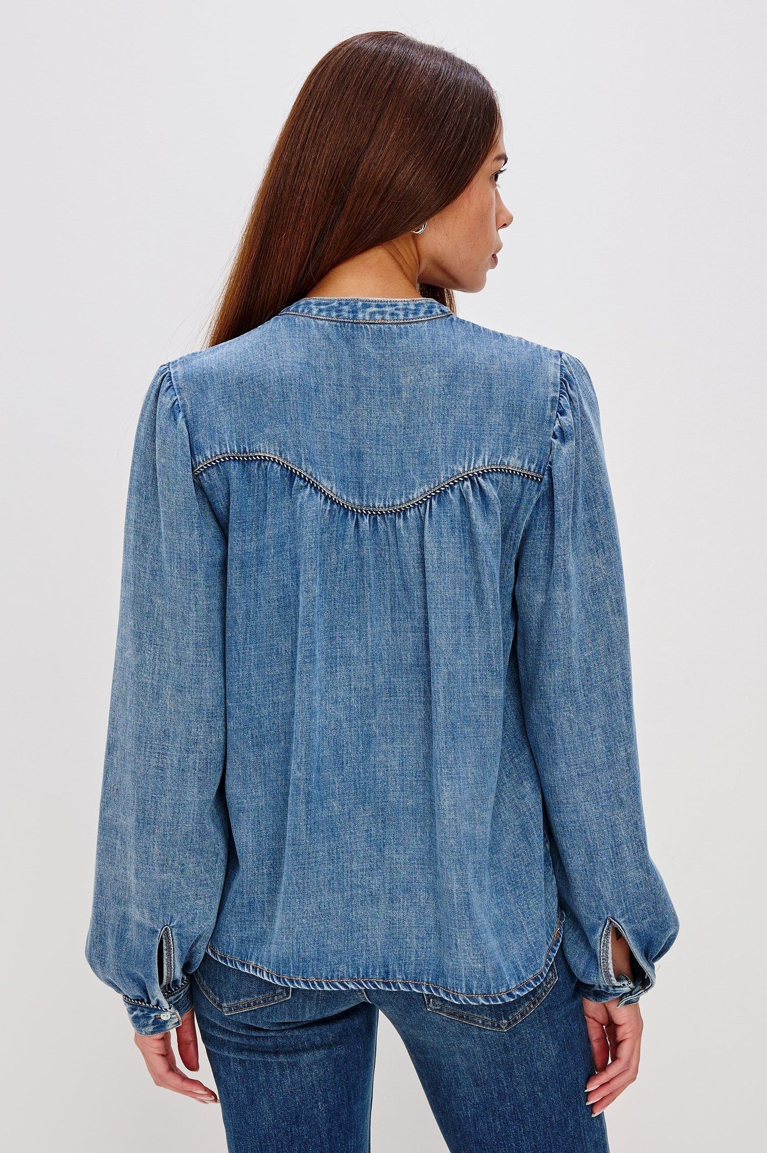 Rails Shirts & Tops Rails - Sunna Top in Blue Stone