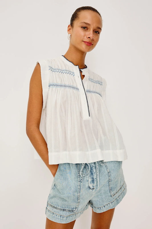 Rails Shirts & Tops Rails - Willow top in white