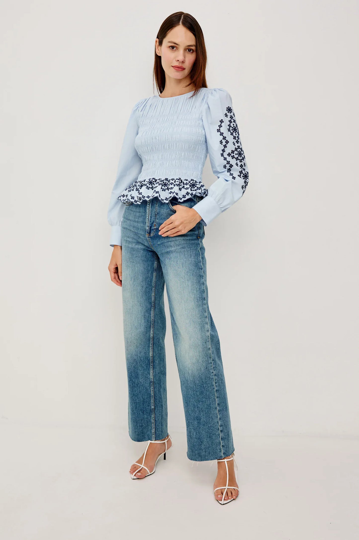 Rails Shirts & Tops S Rails - Tabi Top in Blue Bird