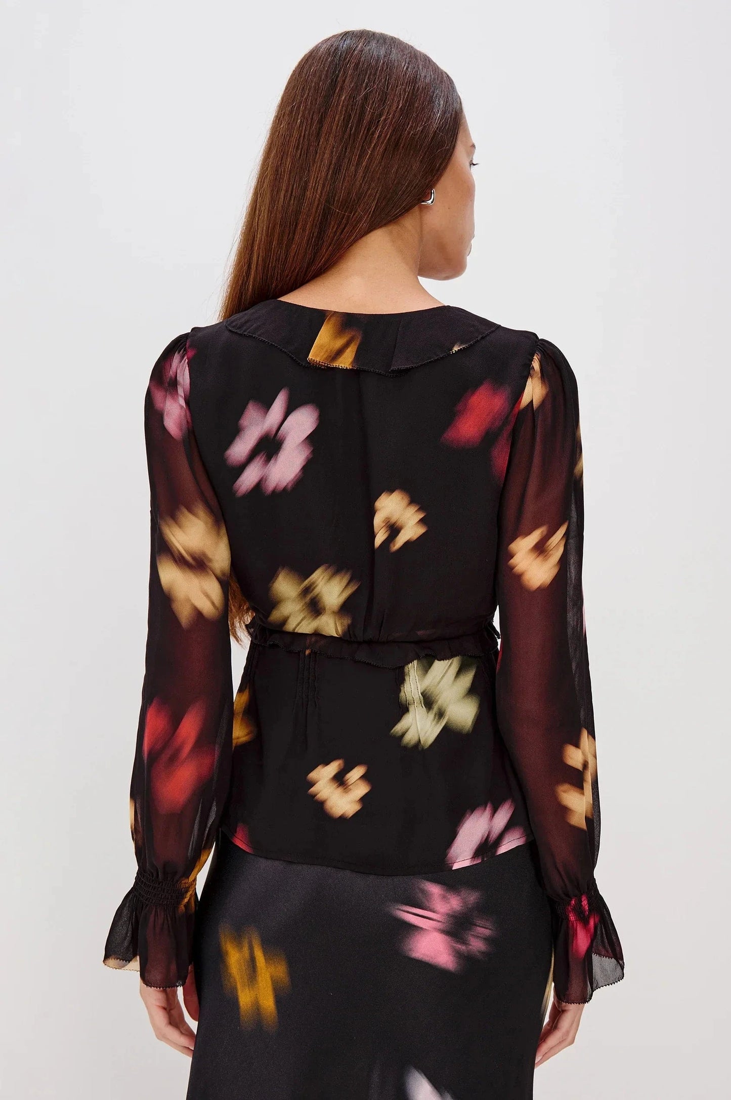 Rails Sweaters Rails - Alixa Top in Onyx Blurred Floral