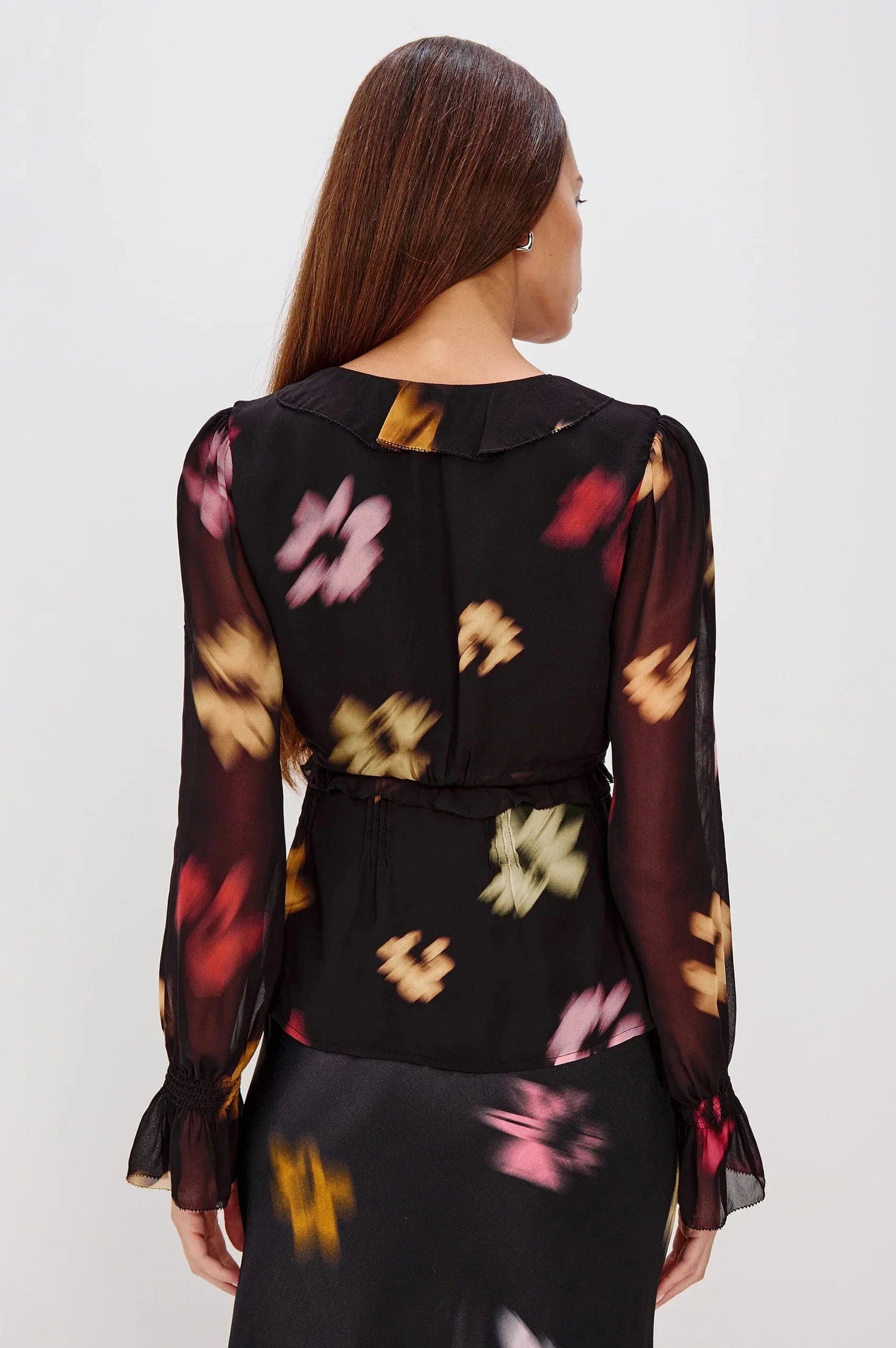 Rails Sweaters Rails - Alixa Top in Onyx Blurred Floral