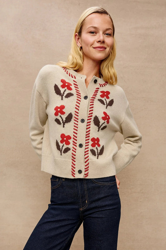 Rails Sweaters Rails - Mavie sweater in Carmine floral
