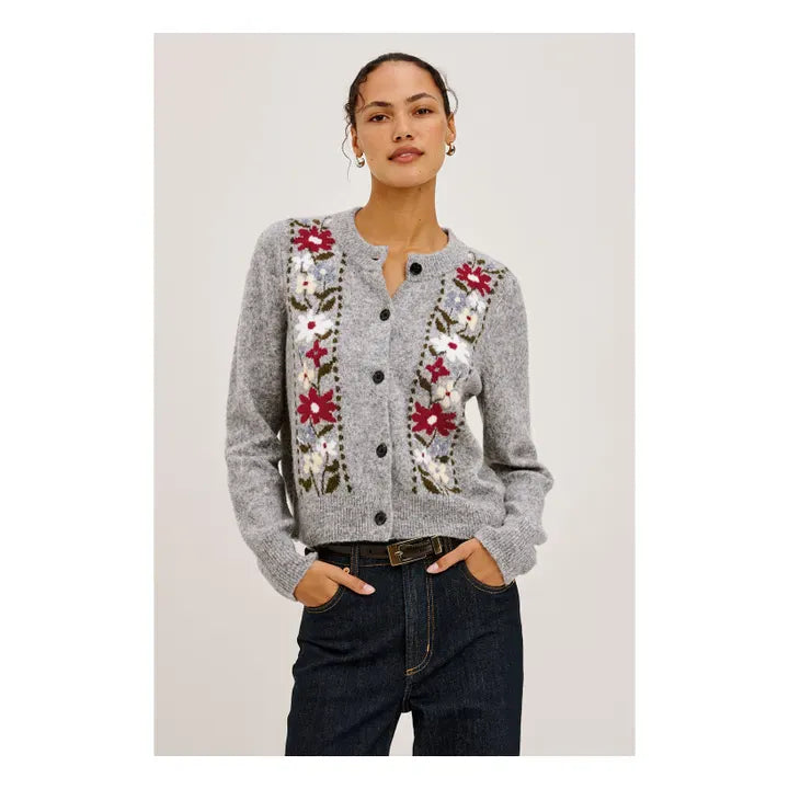 Rails Sweaters Rails - Millie sweater in grey flora