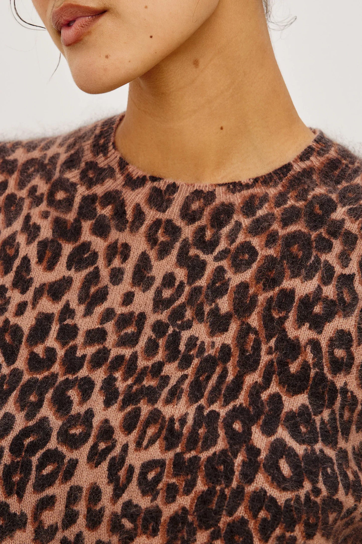 Rails Sweaters Rails - Sofia Leopard sweater in brown nala