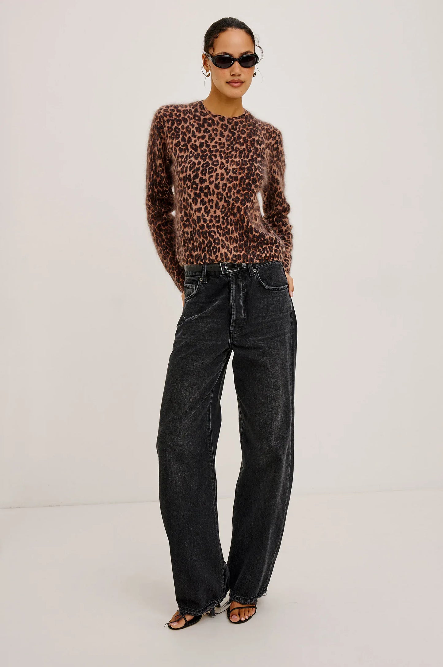 Rails Sweaters Rails - Sofia Leopard sweater in brown nala