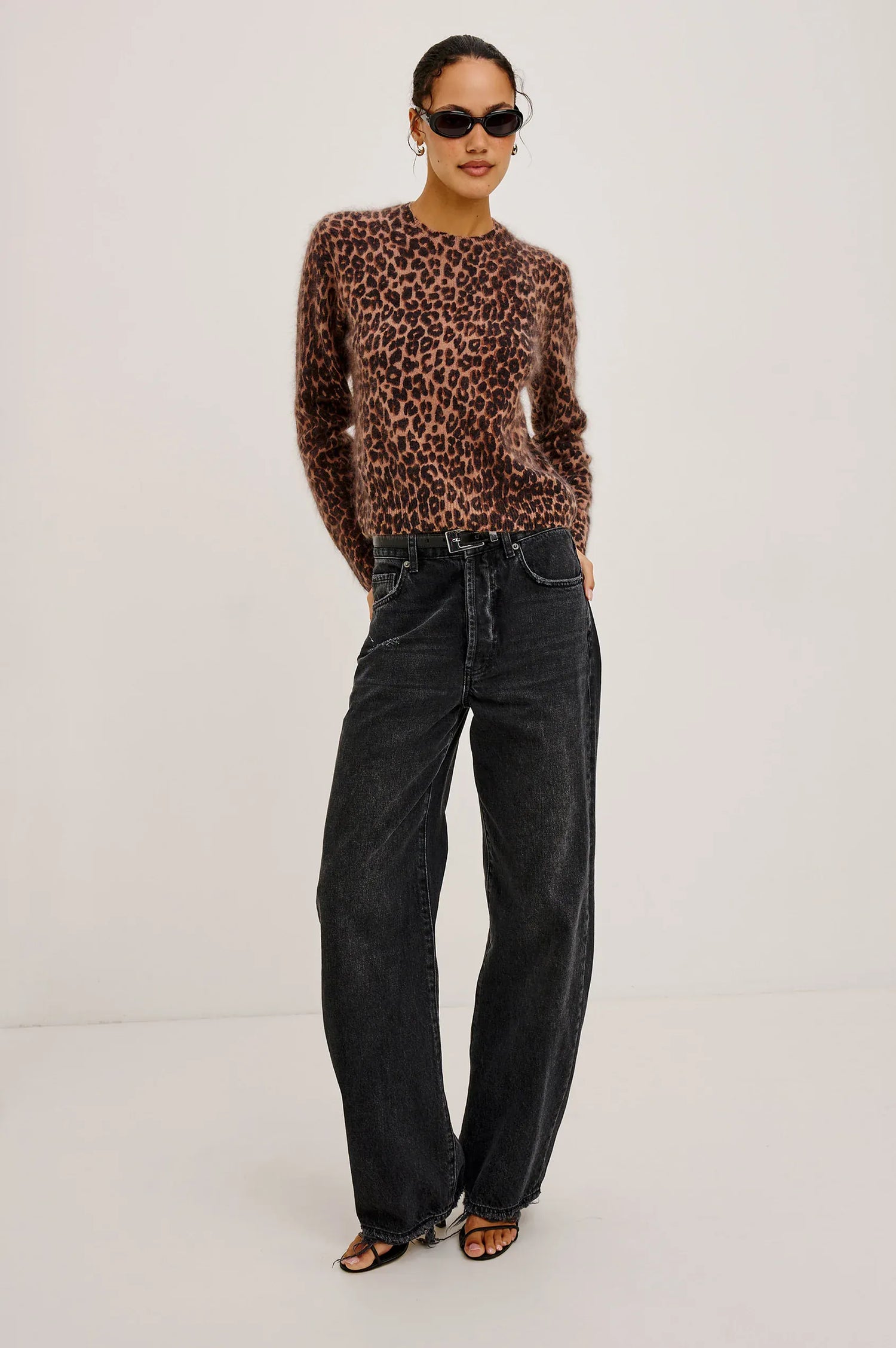 Rails Sweaters Rails - Sofia Leopard sweater in brown nala