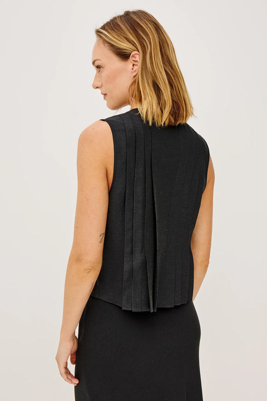 Rails Tops Rails - Aja top in Black Linen