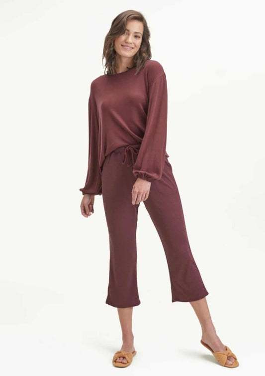 Splendid Pants Splendid - Hazel Rib Pant in Currant