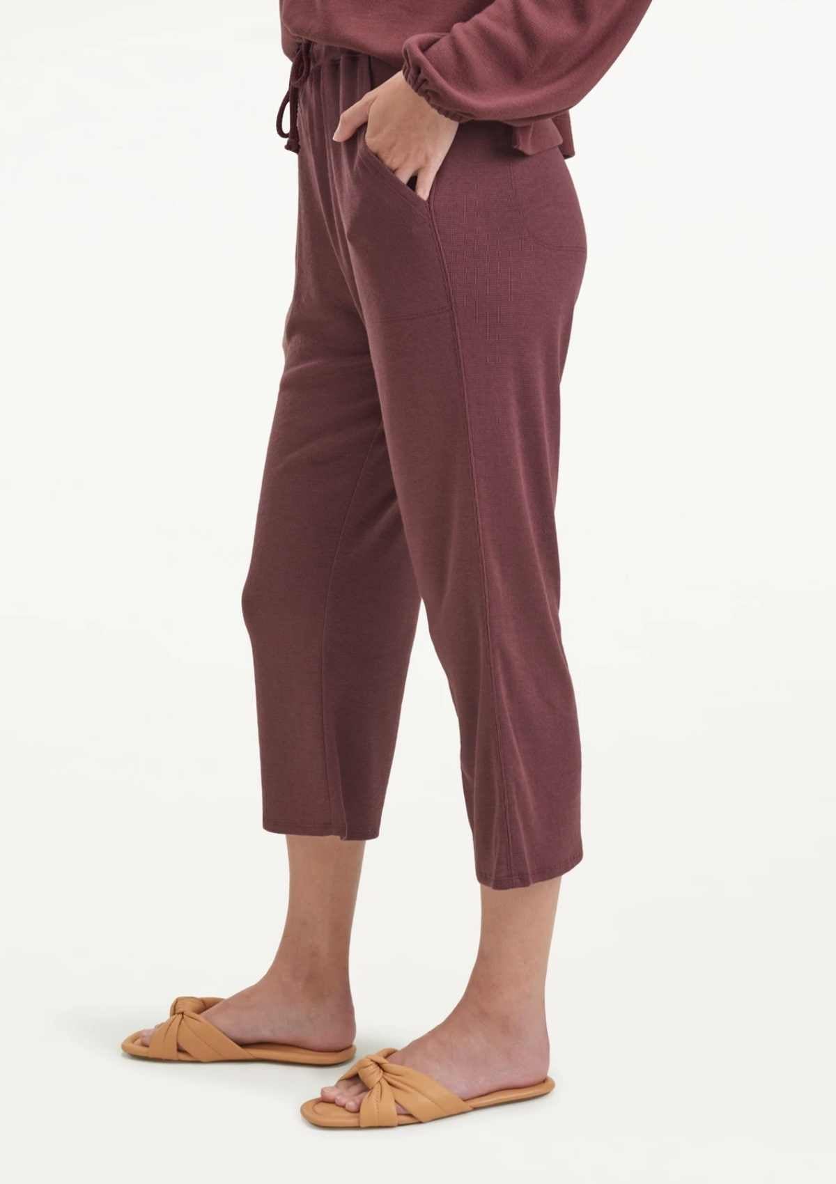 Splendid Pants Splendid - Hazel Rib Pant in Currant