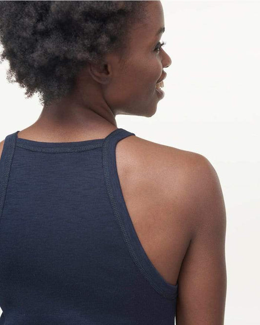 Splendid Tees S Splendid - Mika Burnout Tank in Navy