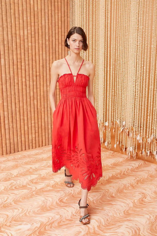 Ulla Johnson Dresses Ulla Johnson - Beatrice dress in Poppy red