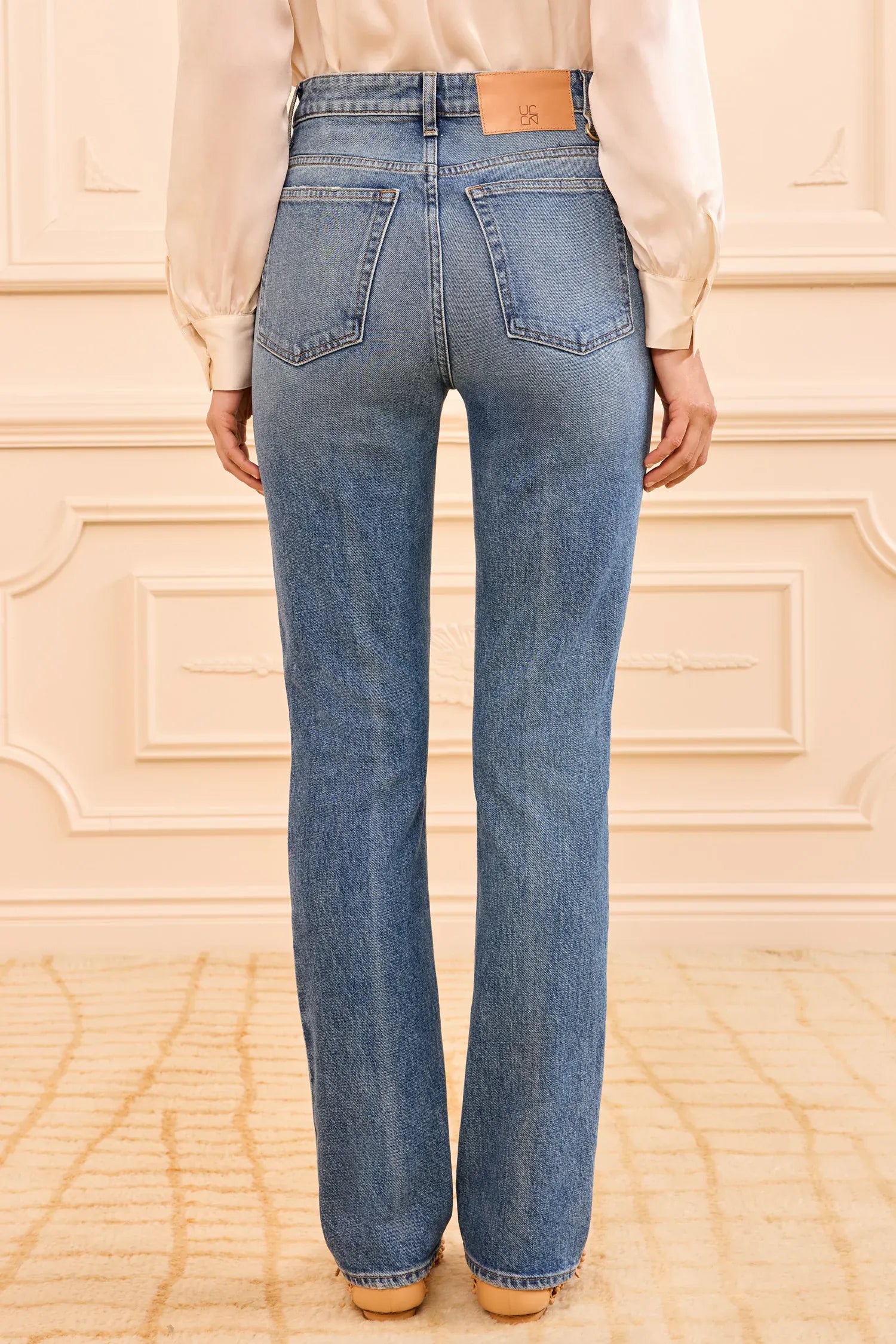 Ulla Johnson Jeans Ulla Johnson - Agnes Stretch Jean in Danube