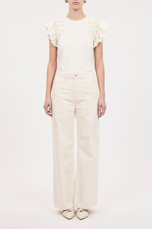 Ulla Johnson Pants 26 Ulla Johnson - The Willow Jean in Pearled Cowrie