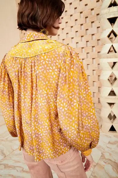 Ulla Johnson Tops Ulla Johnson - Aninda blouse in Citrine