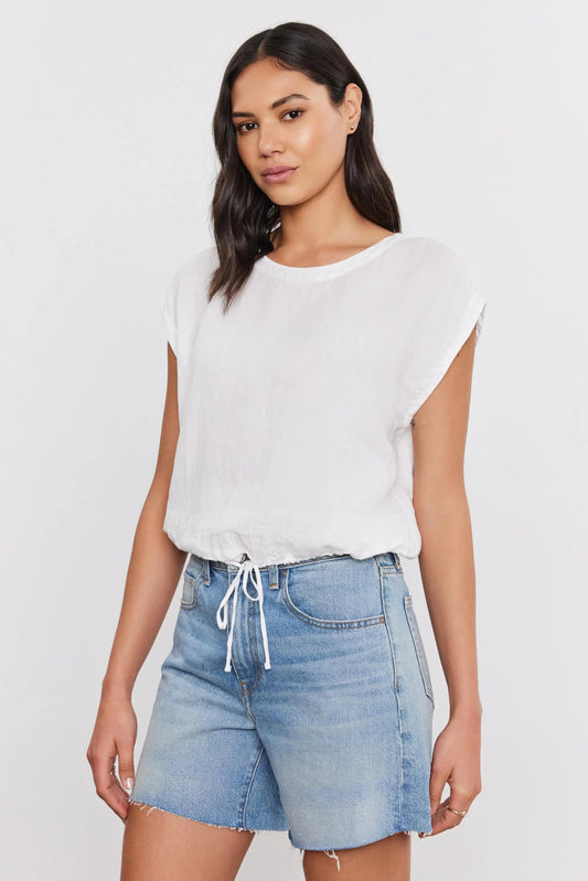 Velvet Blouses Velvet - Bayla top in White
