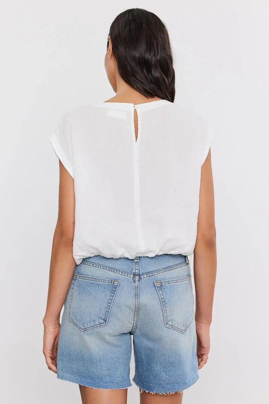 Velvet Blouses Velvet - Bayla top in White