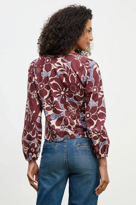 Velvet Blouses Velvet - Sydney L/S top in Eden