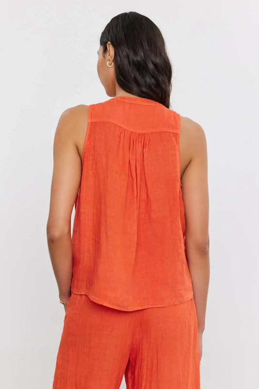 Velvet Blouses Velvet - Tacy top in Paprika