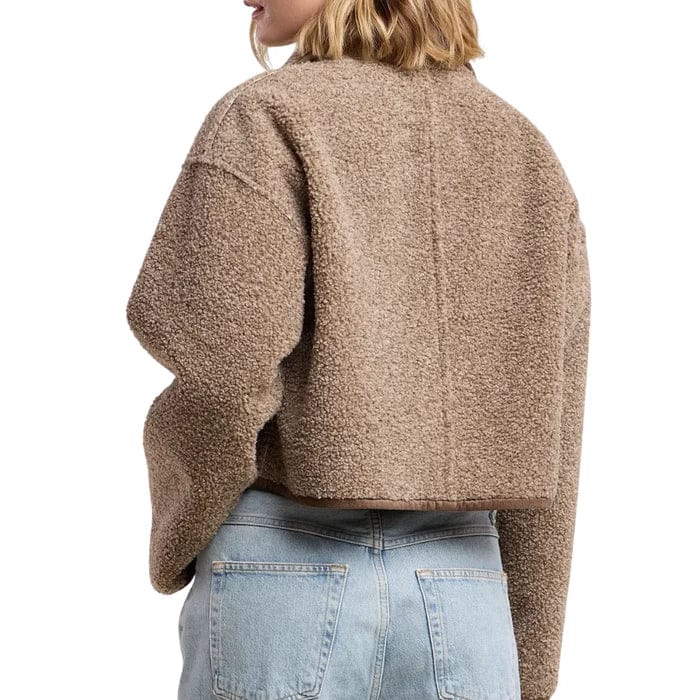 Velvet Coats & Jackets Velvet - Esme Reversible Jacket in Faded Coco