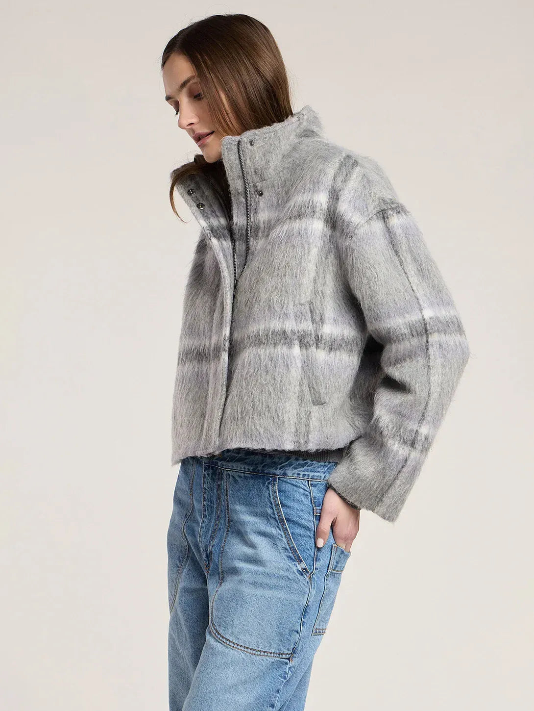 Velvet Coats & Jackets Velvet - Haven Plaid jacket in multi