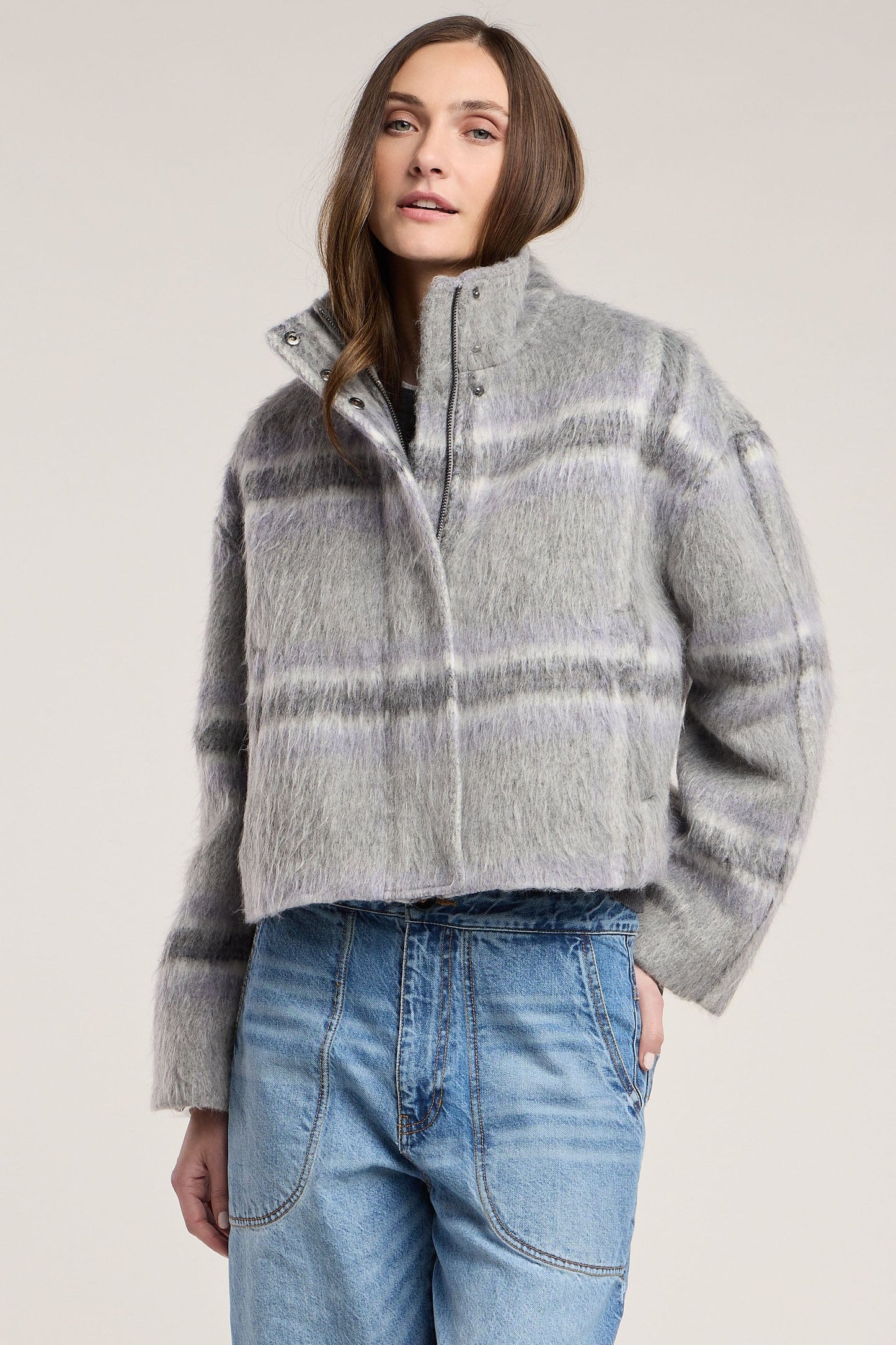Velvet Coats & Jackets Velvet - Haven Plaid jacket in multi